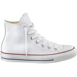 Chuck Taylor All Star Leer Hi CONVERSE. Leer materiaal. Maten 45. Wit kleur