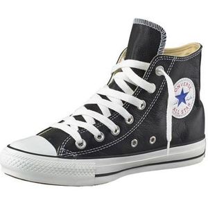 Converse Chuck Taylor Oxford All Star Leather enkellaarsjes voor volwassenen, uniseks, zwart.