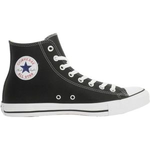 Converse All Star Hi Leather 132170C - Sneakers - Unisex - Maat 39.5 - Zwart