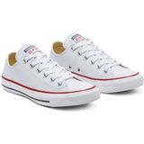 Chuck Taylor All Star Leer Ox CONVERSE. Leer materiaal. Maten 44. Wit kleur