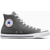 Converse CTAS Hi Damesschoenen Fluwelen Klinknagels Zwart, grijs, 41 EU