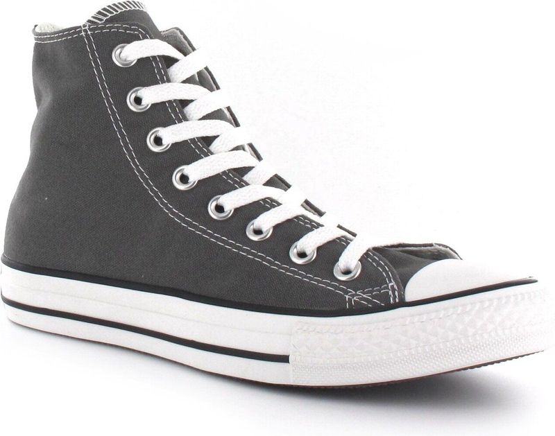 Converse CTAS Hi Damesschoenen Fluwelen Klinknagels Zwart, grijs, 41 EU
