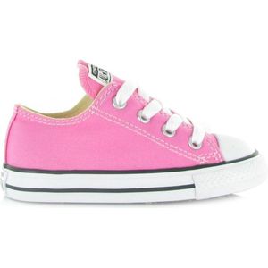 Converse - Chuck Taylor All Star Kids - Lage Sneakers - Donkerroze - Canvas