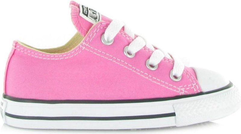 Converse - Chuck Taylor All Star Kids - Lage Sneakers - Donkerroze - Canvas