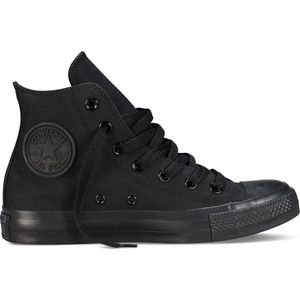 CONVERSE - Chuck Taylor All Star Mono Canvas Hi - Sneakers - Zwart - Canvas