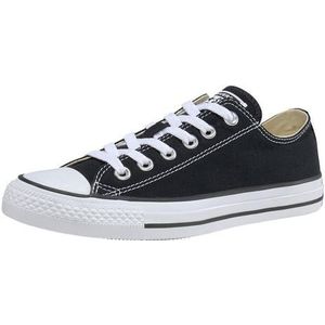 Converse, Zwarte Casual Sneakers an Canas Zwart, Heren, Maat:42 1/2 EU
