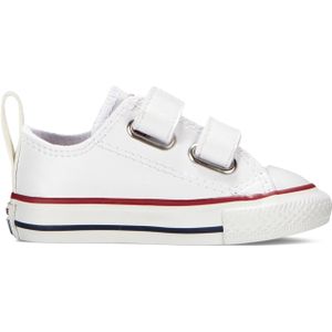 Chuck Taylor All Star 2V Leer CONVERSE. Synthetisch materiaal. Maten 24. Wit kleur