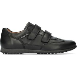 Mephisto - Lorens - Heren Sneaker - Zwart - Leer - Klittenband