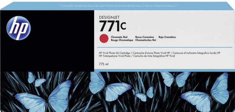 HP Inktcartridge 771C (B6Y08A) Chromatisch rood