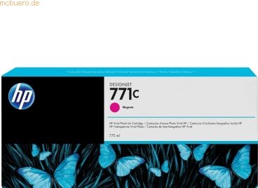 HP Inktcartridge 771C (B6Y09A) Magenta