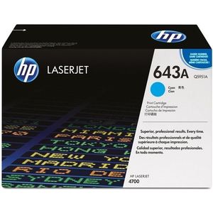 HP - 643A - Toner - Cyaan - Geschikt voor HP Color LaserJet 4700