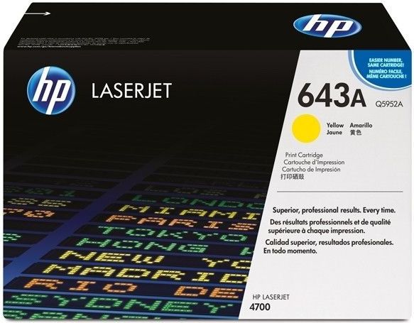 HP - Q5952AC - Tonercartridge - Geel - Origineel - LaserJet