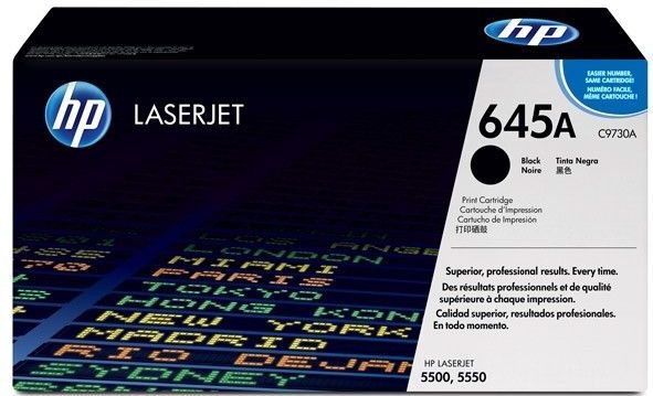 HP Toner 645A (C9730A) Zwart