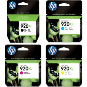 HP 920XL 4-pack High Yield Black/Cyan/Magenta/Yellow Original Ink Cartridges inktcartridge 4 stuk(s) Origineel Hoog (XL) rendement Zwart, Cyaan, Magenta, Geel