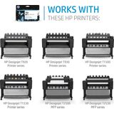 HP 727 (B3P19A) inktcartridge cyaan hoge capaciteit (origineel)