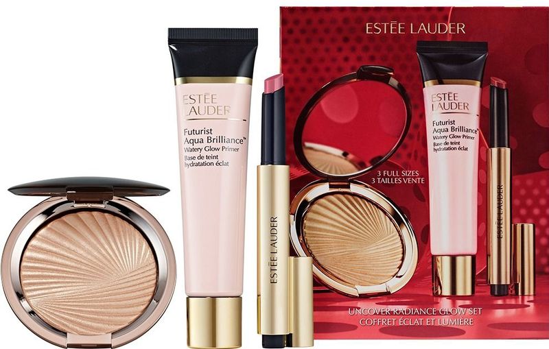 Estée Lauder - Uncover Radiance Glow Set - Make-up - 40ml Primer - 8.7g Highlighter - 1.8g Glosstick