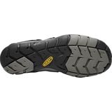KEEN - Clearwater CNX - Sandalen - Zwart/Gargoyle - Wasbare Polyester, Sneldrogend, Bungee-Vetersluiting