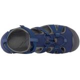 Keen Seacamp II Older Kids Sandalen Blue Depths/Gargoyle | Blauw | Polyester | Maat 36 | K1010096