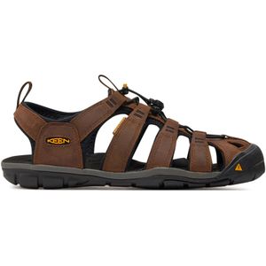 Keen - Clearwater Wandelsandalen - Dark Earth/Black - Waterbestendig Leer