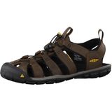Keen - Clearwater Wandelsandalen - Dark Earth/Black - Waterbestendig Leer