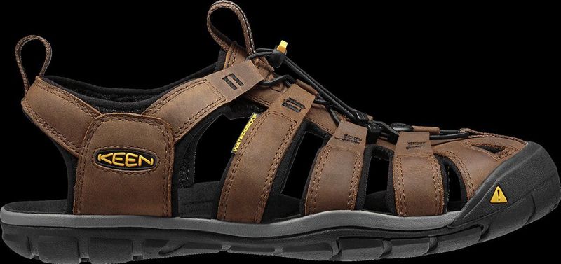 KEEN - Clearwater Cnx - Wandelschoenen - Bruin Dark Earth Zwart - Leer