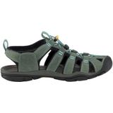 KEEN Clearwater Cnx Leather dames sandalen , meerkleurig Mineral Blue Yellow 1014371, 40.5 EU