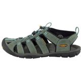Keen Clearwater Cnx Leather Dames Sandaal Mineral Blue/Yellow 8