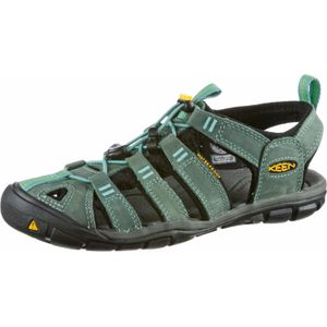 Keen Clearwater Dames Wandelsandalen Mineral Blue/Yellow - Aqua - Leer - K1014371