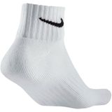 Nike Value Cotton Cushion Quarter Sportsokken Unisex wit/zwart
