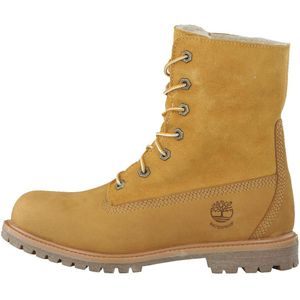 Timberland, Dames, Schoenen, Oranje, Maat: 37 EU Fleece,