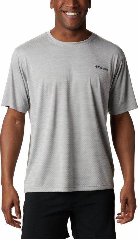 Omni-Tech - Koeling Tee - Polyester - Blauw - Antimicrobiële - UPF 30 Bescherming