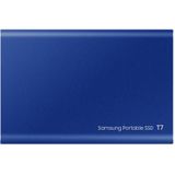 Samsung Portable T7 Blue (2000 GB), Externe SSD, Blauw