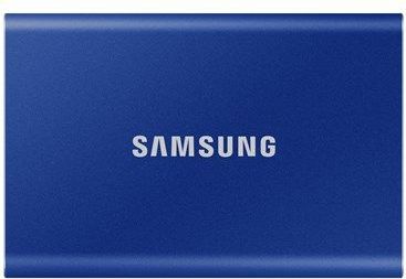 Samsung Portable T7 Blue (2000 GB), Externe SSD, Blauw