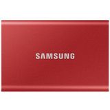 Samsung Portable T7 Red (2000 GB), Externe SSD, Rood