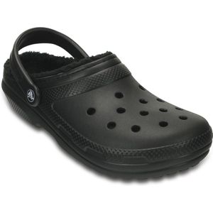 Crocs Classic Lined Clog Unisex Sandaal Zwart