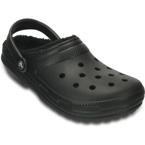 Crocs - Classic Lined Clog - Unisex Sandaal - Zwart