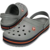 Crocs - Crocband - Klompen - Light Grey/Navy - Synthetisch - Rubber