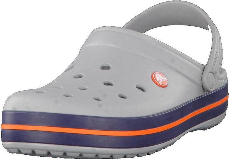 Crocs - Crocband - Klompen - Light Grey/Navy - Synthetisch - Rubber