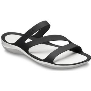 Crocs Swiftwater Sandalen Damen Black / White 37