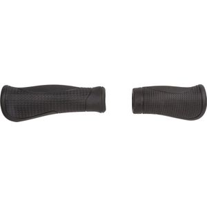 M-Wave Cloud Base 2 S Handgrepen, fietsgrepen, antislip fietsstuurgreep, driecomponentenmix, ergonomisch voor MTB, reisfiets, vouwfietsen, stadsfietsen, 130/95 mm