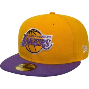 New Era Los Angeles Lakers NBA Basic Cap 10861623 Żółte 7 1/4