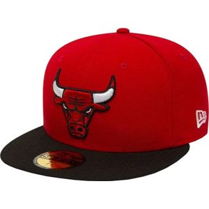 New Era Chicago Bulls NBA Basic Cap 10861624, Mannen, Rood, Pet, maat: 7 1/4