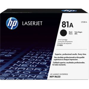 HP 81A zwart (CF281A) - Toners - Origineel