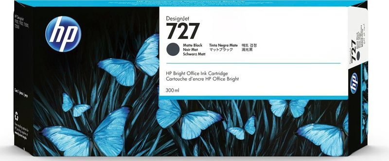 HP 727 300-ml Matte Black DesignJet Ink Cartridge printkop