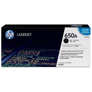 HP 650A (CE270A) toner zwart (origineel)