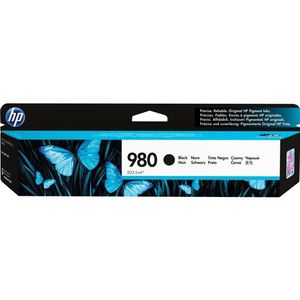 HP 980 Black Original Ink Cartridge inktcartridge 1 stuk(s) Origineel Normaal rendement Zwart