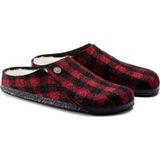 Birkenstock Zermatt Rivet - heren slof - rood - maat 41 (EU) 7.5 (UK)