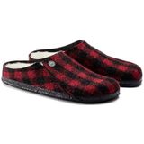 Birkenstock - Zermatt Rivet - Heren Slipper - Rood - Wolvilt