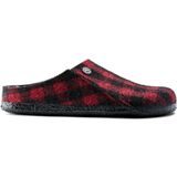 Birkenstock - Zermatt Rivet - Heren Slipper - Rood - Wolvilt