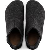 Birkenstock - Andermatt - Slipper - Grijs - Wolvilt - Smalle Pasvorm